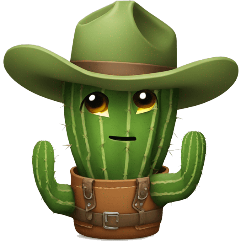 cactus gunslinger emoji