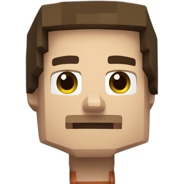 Steve in Minecraft  emoji