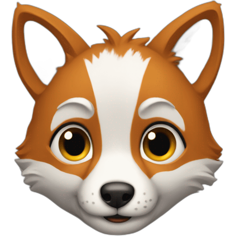 Renard argenté emoji