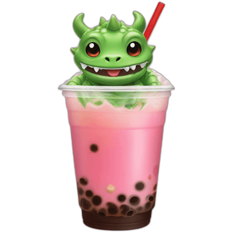 dragon bubble tea emoji