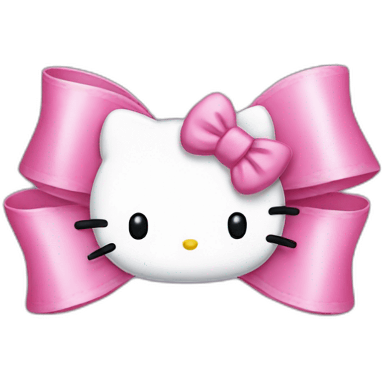 hello kitty bow emoji