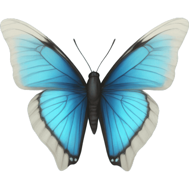 Blue butterfly emoji