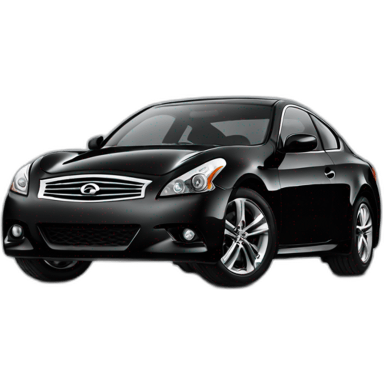 black infiniti g37 emoji