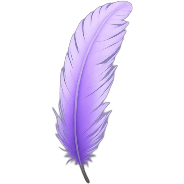 lilac feather emoji