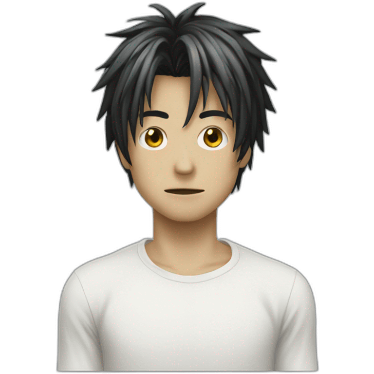 L not light from death note emoji