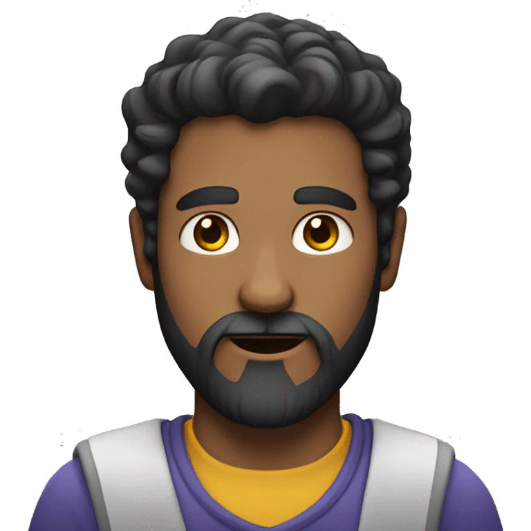 white guy with dark hair and a full beard doing magic emoji