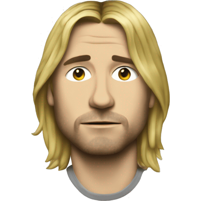 Kurt cobain + mind blowing emoji emoji