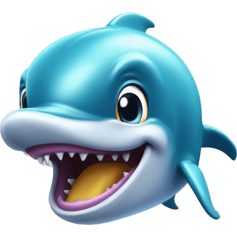 Dolphin pog emoji