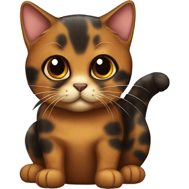 tortoiseshell cat emoji