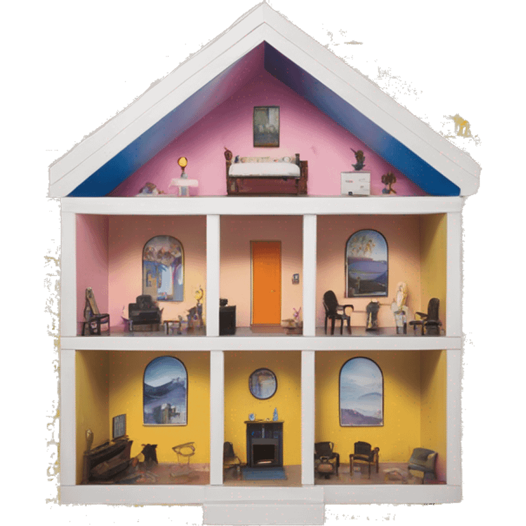 Laurie simmons kaleidoscope house emoji