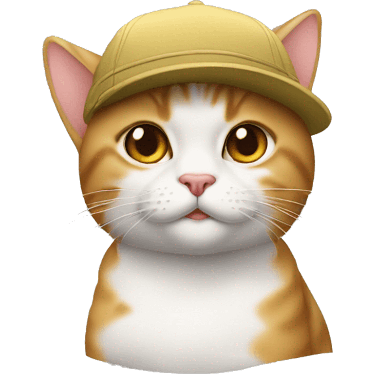 gato con gorra emoji