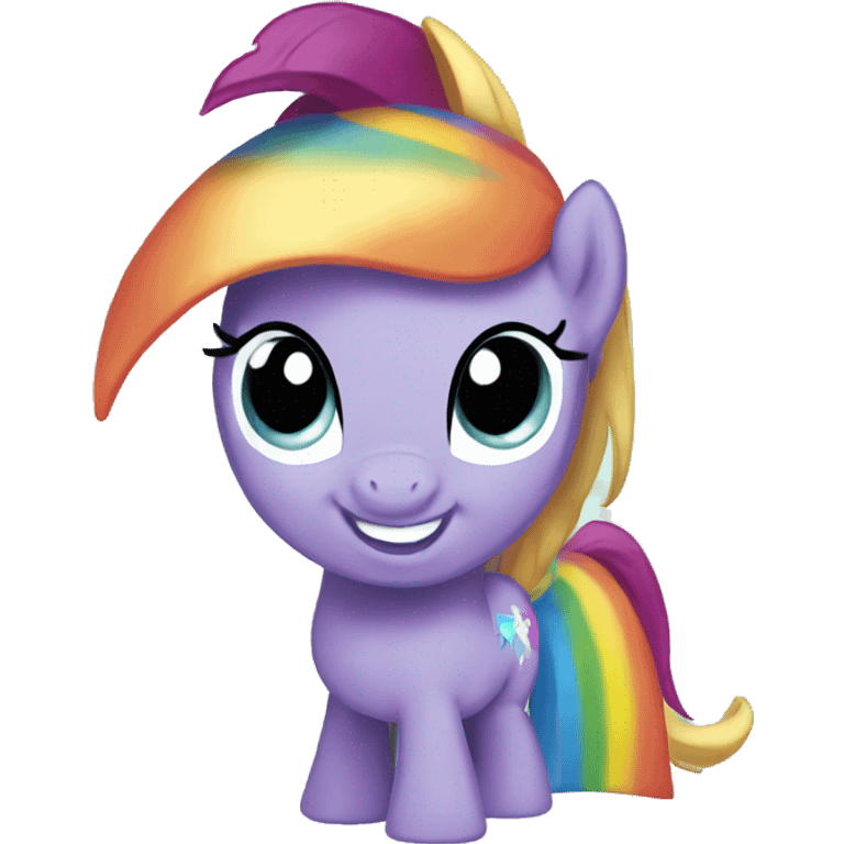 my little pony rainbow emoji