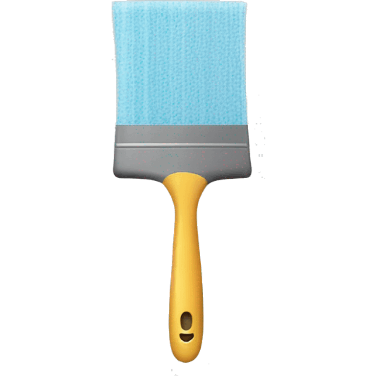 smiling emoji holding squeegee emoji