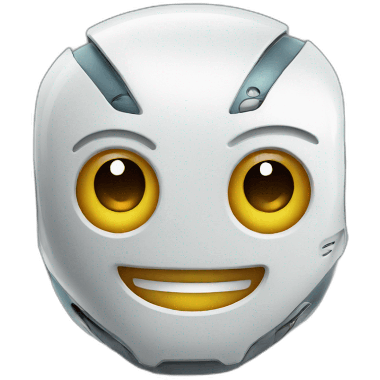 robot smiling emoji