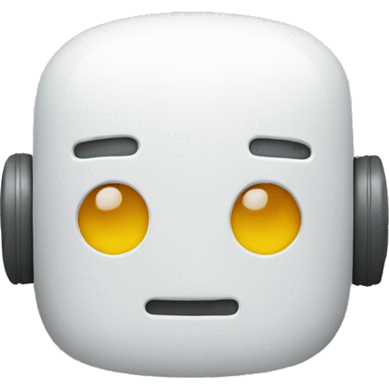 plastic chatbot emoji