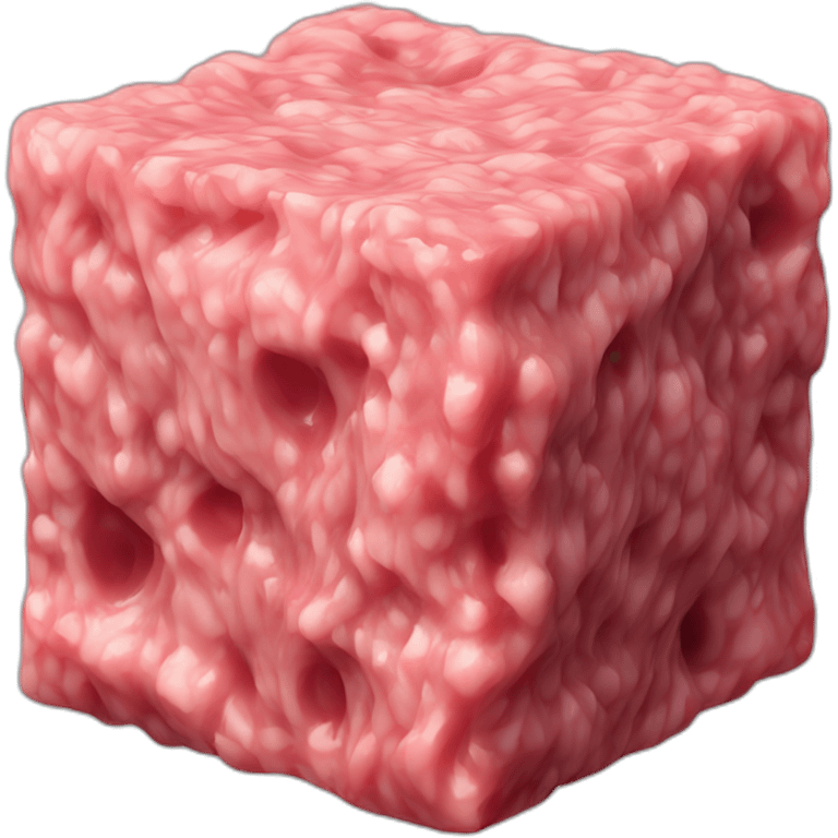 Raw mince cube emoji