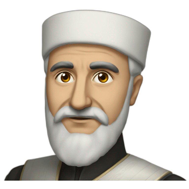 A portrait of Süleyman Demirel emoji