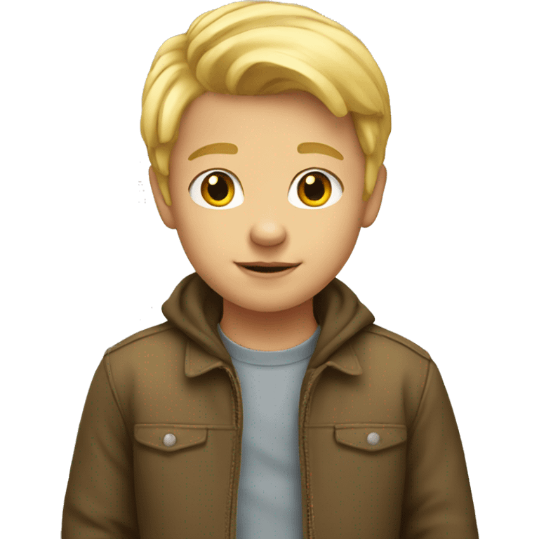 Blonde kid emoji