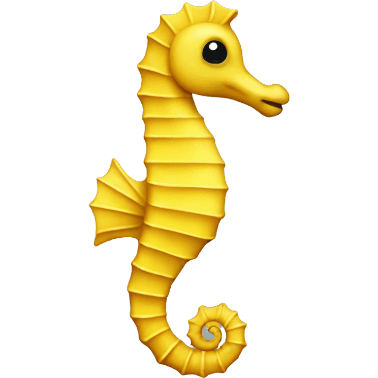 Yellow seahorse  emoji