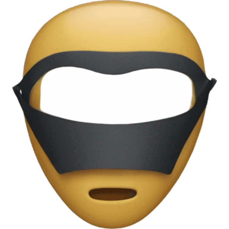 mask to shut out light emoji