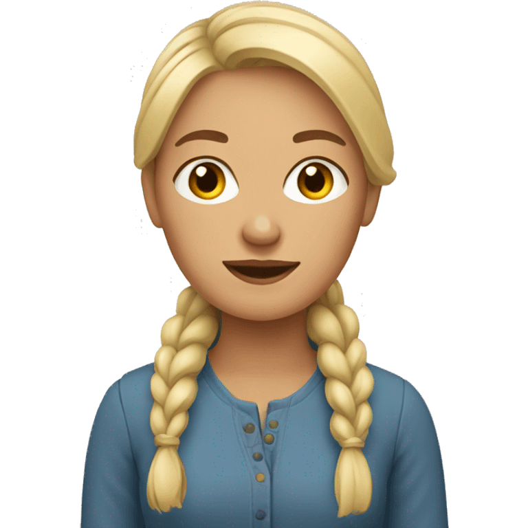 Scandinavian woman emoji