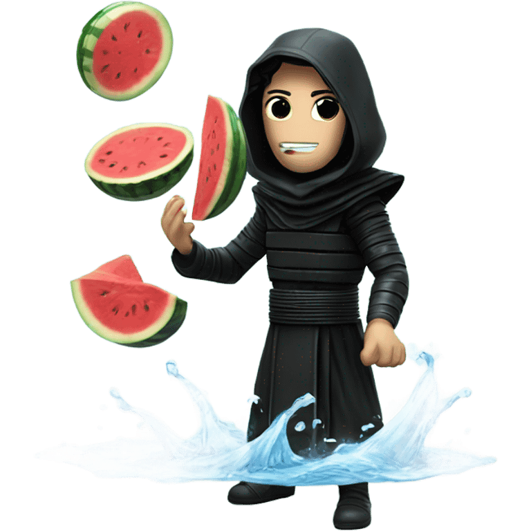 Kylo ren juggling water melons emoji