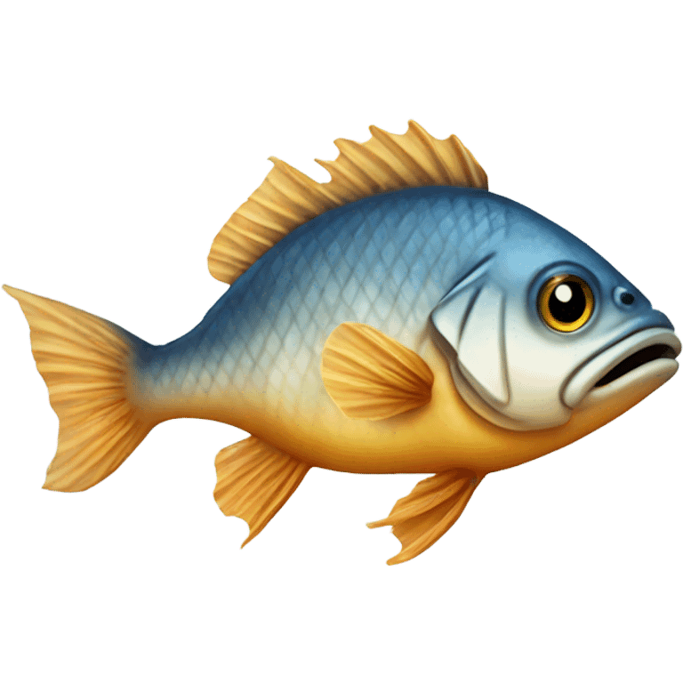 Lovely battered fish emoji