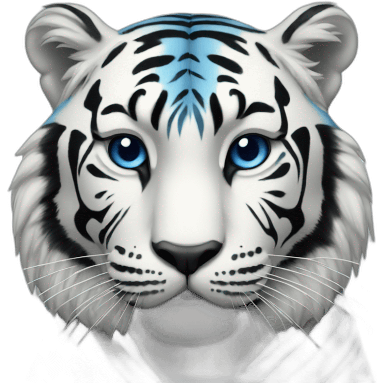 Blue tiger emoji