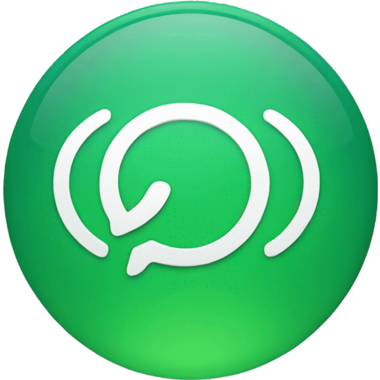 WhatsApp logo emoji