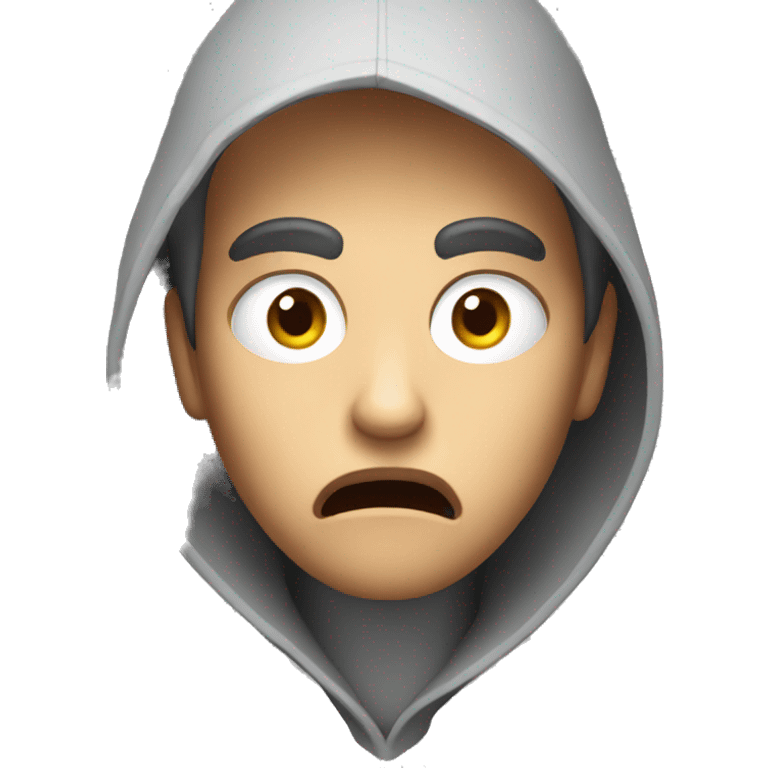 assassin scared emoji