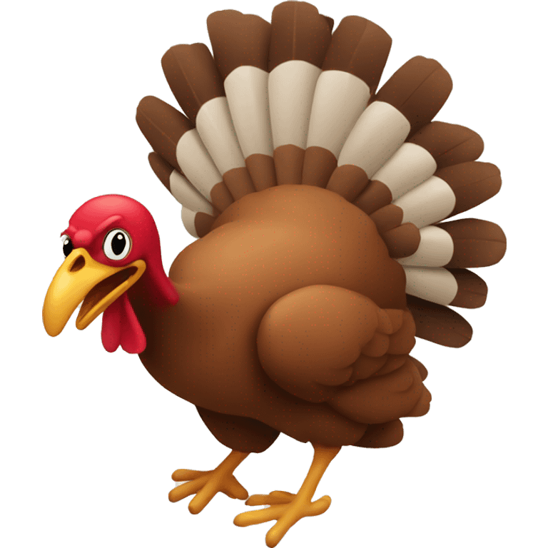 Turkey running emoji