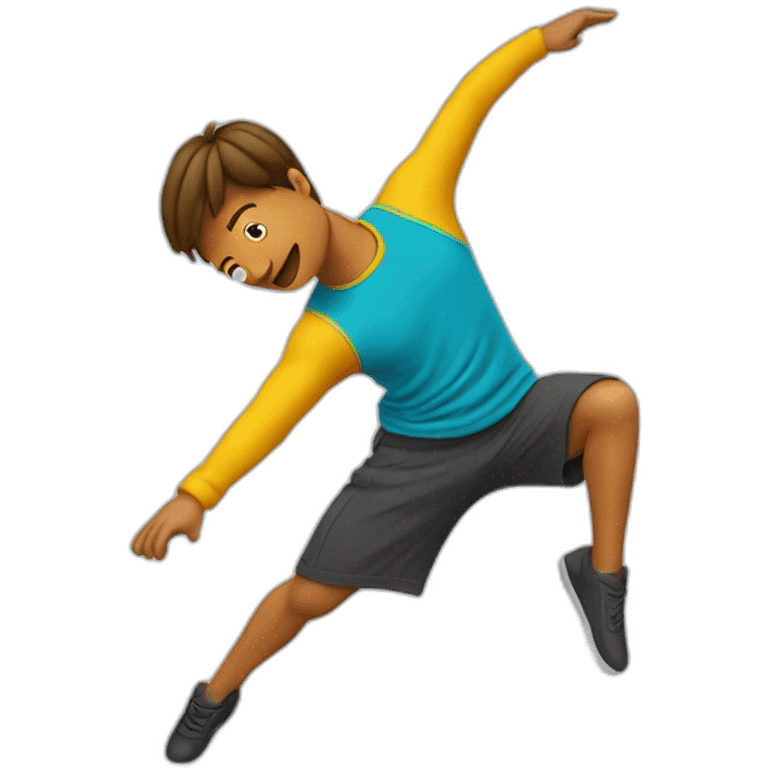 Quelqu’un qui fait un dab emoji