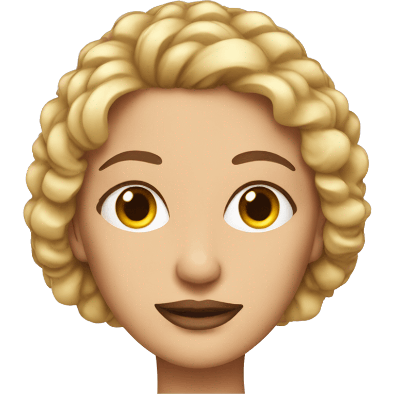 Lady with lots of plastic surgery  emoji