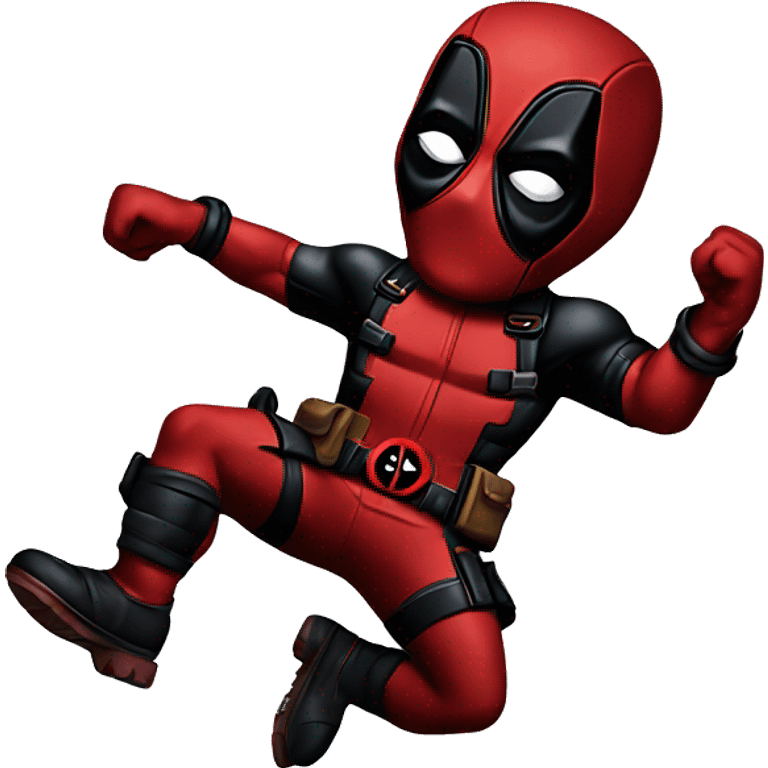 Deadpool dancing emoji