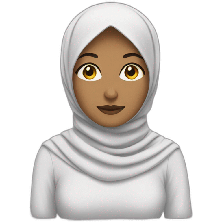 hijabi calm emoji emoji