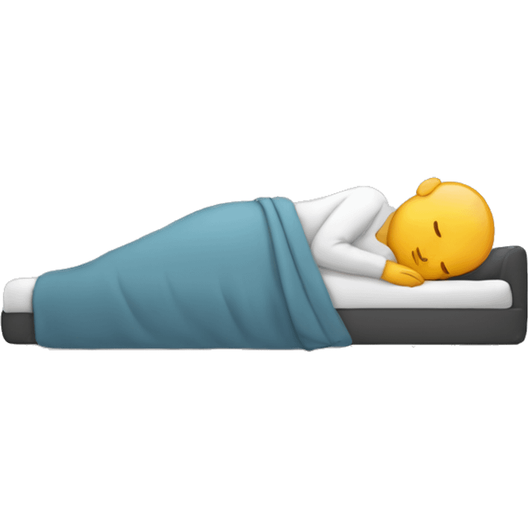 person sleeping on one side emoji