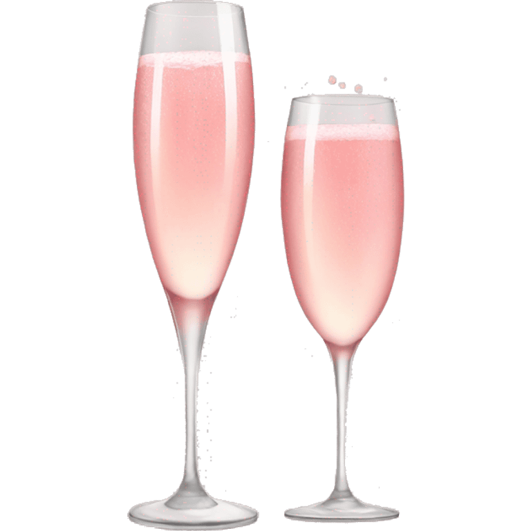 Pink champagne  emoji