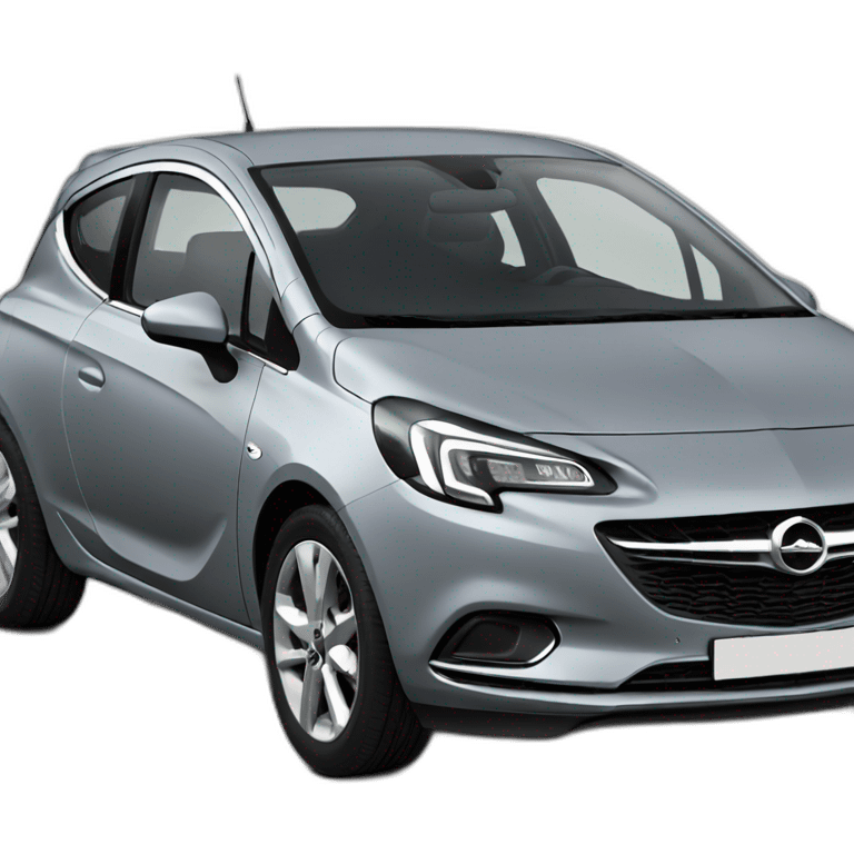 Opel corsa 2016 grise emoji