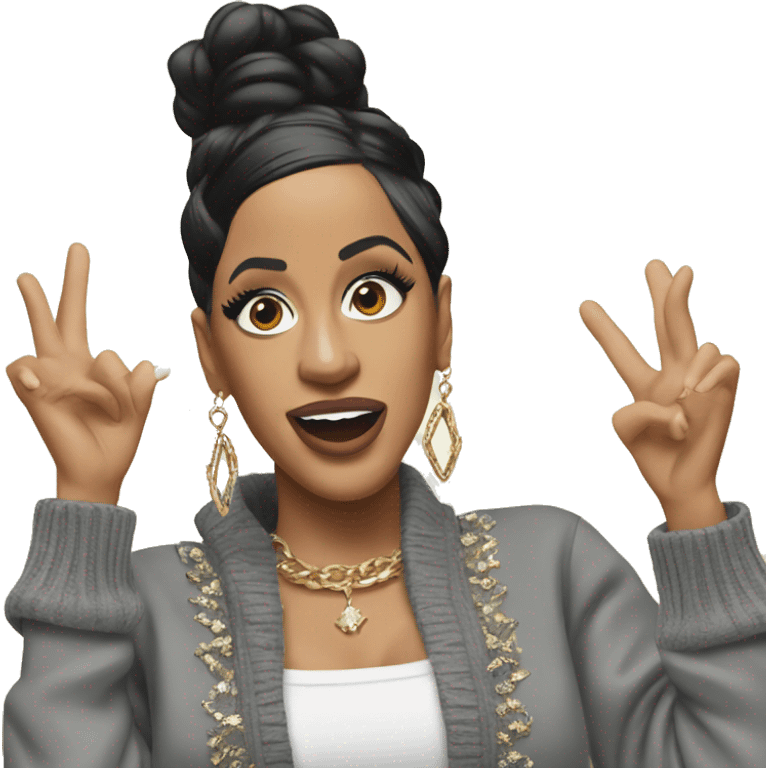 Cardi b  emoji