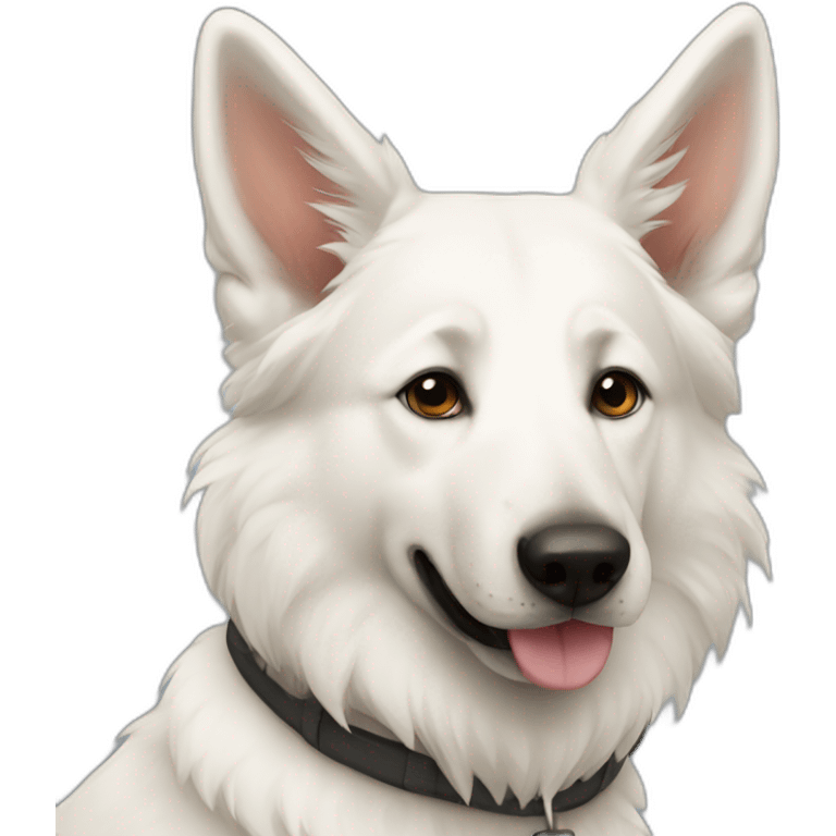 white shepherd emoji