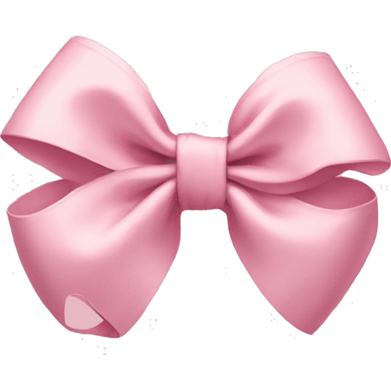 Light pink bows emoji