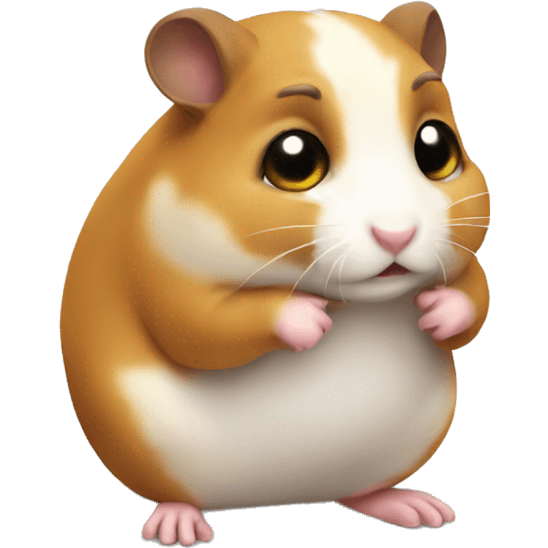 pensive poop hamster emoji