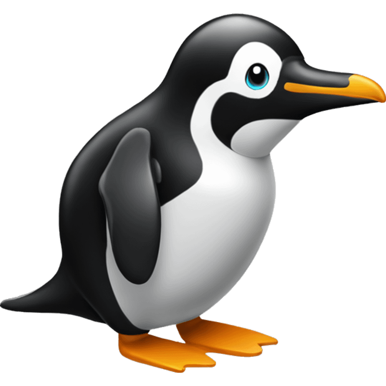 Pinguin mit Schal  emoji