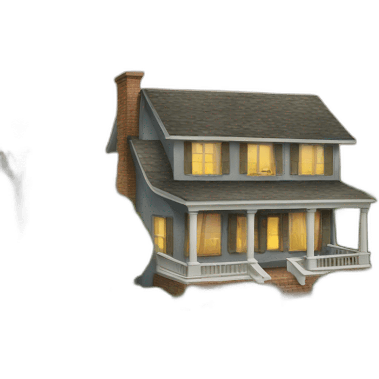 The house in the section emoji