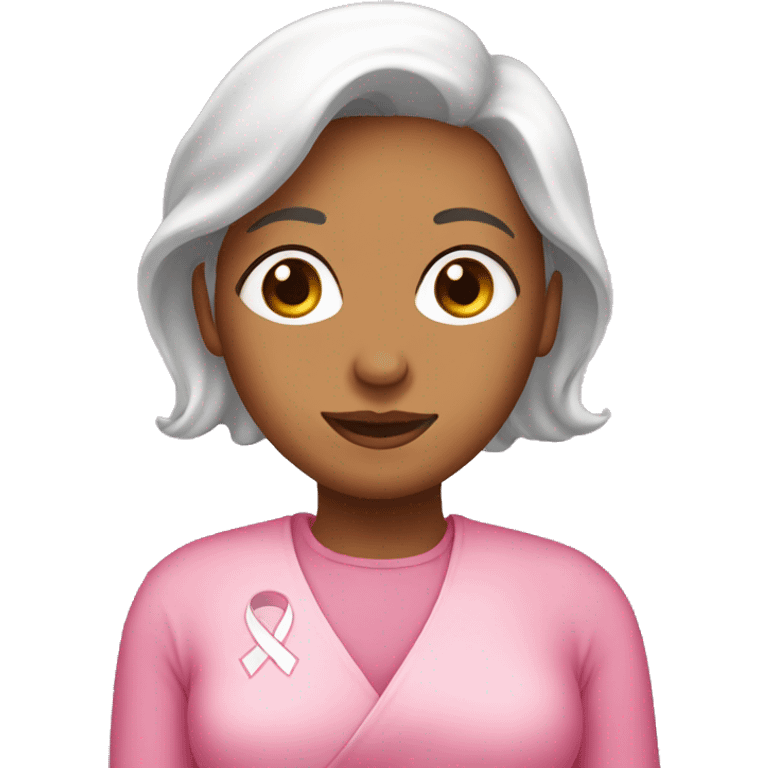 female breast cancer survivor emoji