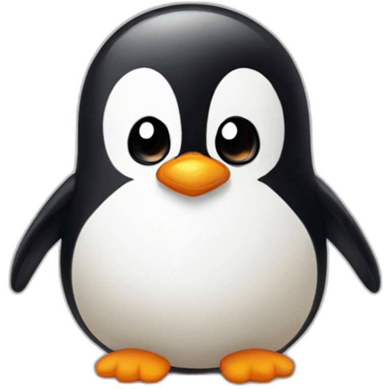 pingüino enamorado emoji