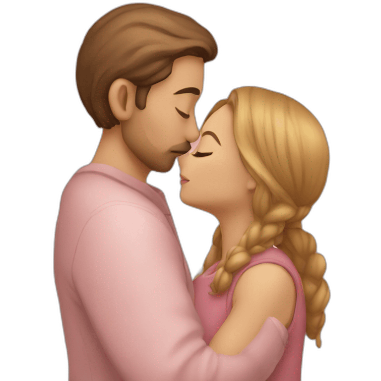 Kissing girl emoji