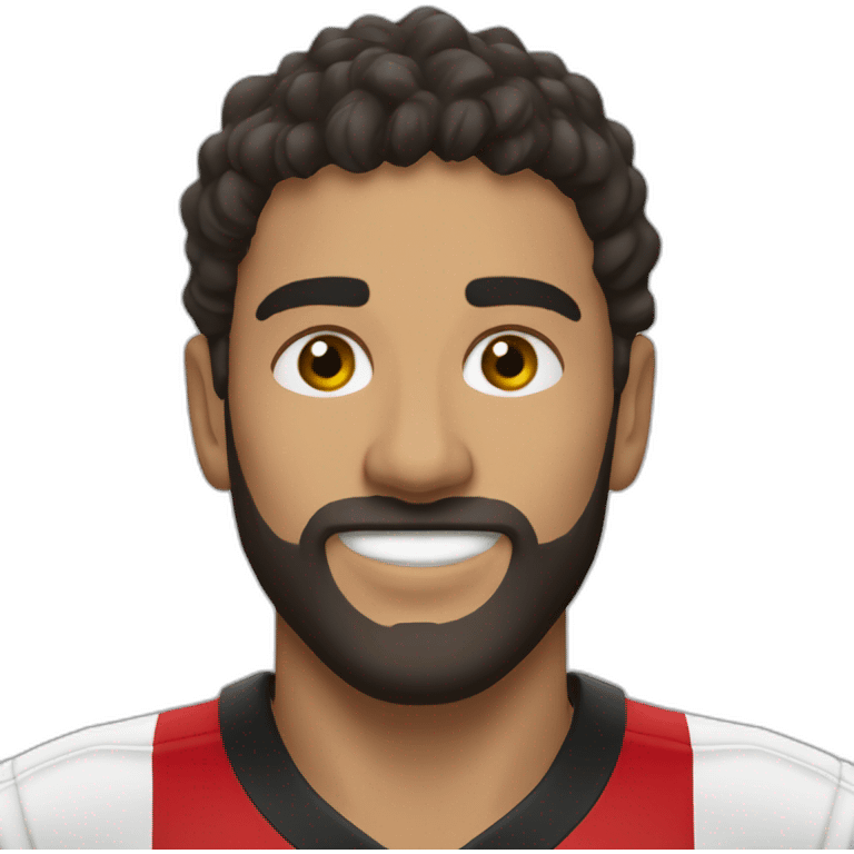 Símbolo do time do Flamengo emoji