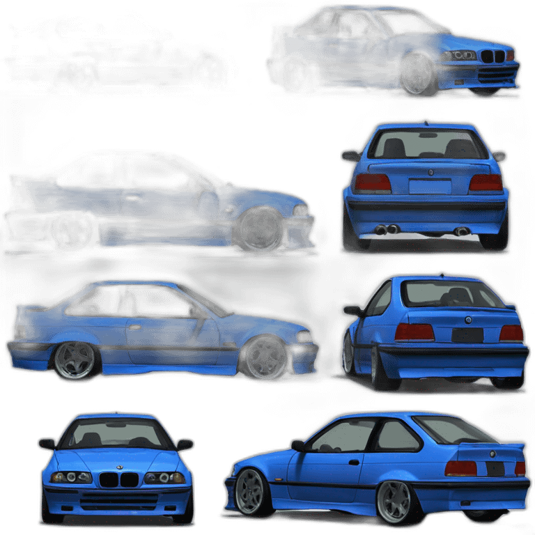 E36 compact bleu full modifie emoji