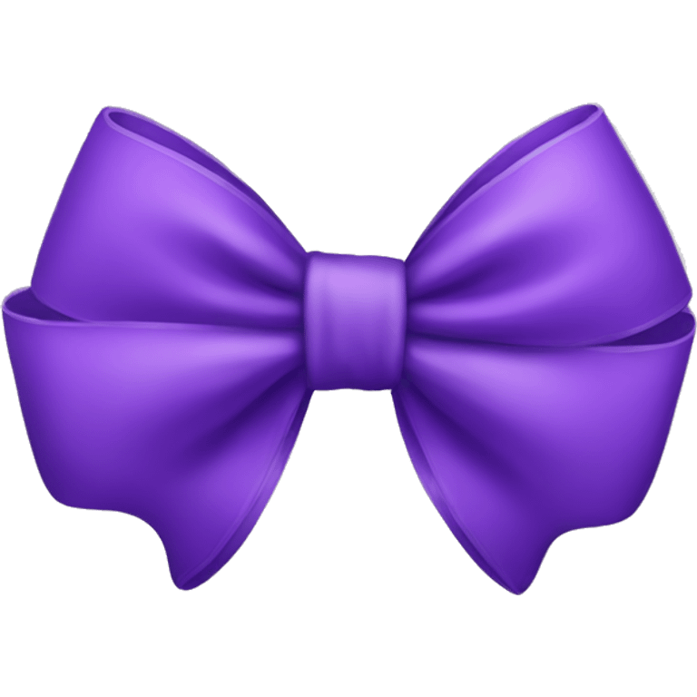 purple bow emoji